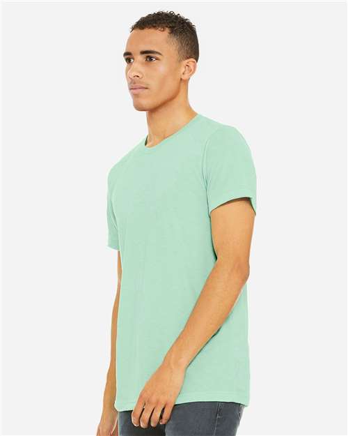 BELLA + CANVAS CVC Jersey Tee - 3001CVC Heather Mint