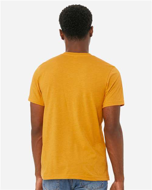 BELLA + CANVAS CVC Jersey Tee - 3001CVC Heather Mustard