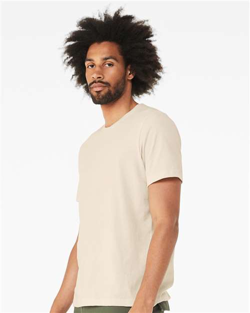 BELLA + CANVAS CVC Jersey Tee - 3001CVC Heather Oatmeal