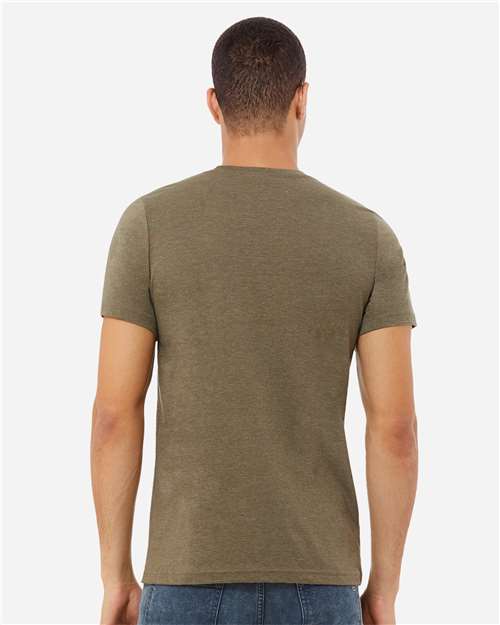 BELLA + CANVAS CVC Jersey Tee - 3001CVC Heather Olive