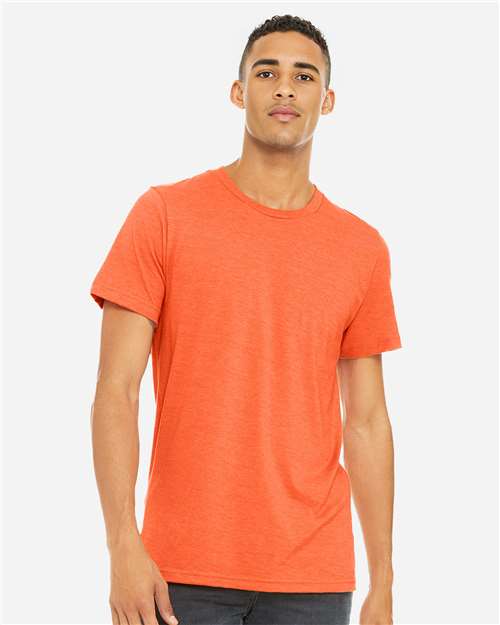 BELLA + CANVAS CVC Jersey Tee - 3001CVC Heather Orange