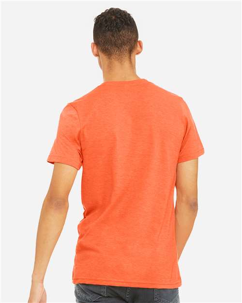 BELLA + CANVAS CVC Jersey Tee - 3001CVC Heather Orange