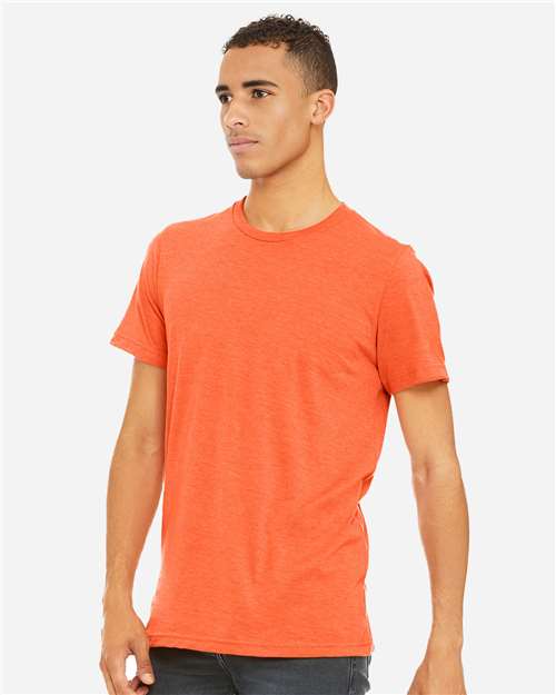 BELLA + CANVAS CVC Jersey Tee - 3001CVC Heather Orange