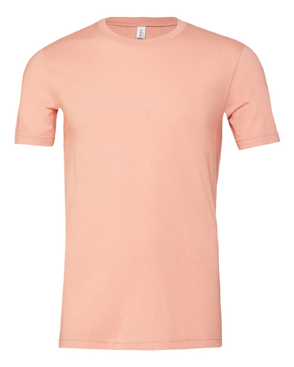 BELLA + CANVAS CVC Jersey Tee - 3001CVC Heather Peach