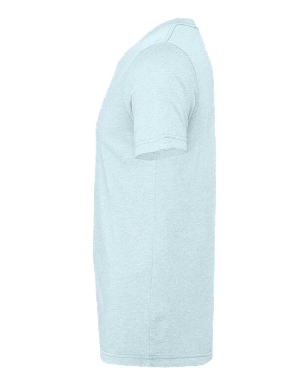 BELLA + CANVAS CVC Jersey Tee - 3001CVC Heather Prism Ice Blue
