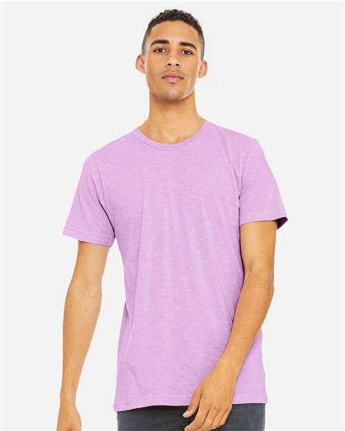 BELLA + CANVAS CVC Jersey Tee - 3001CVC Heather Prism Lilac