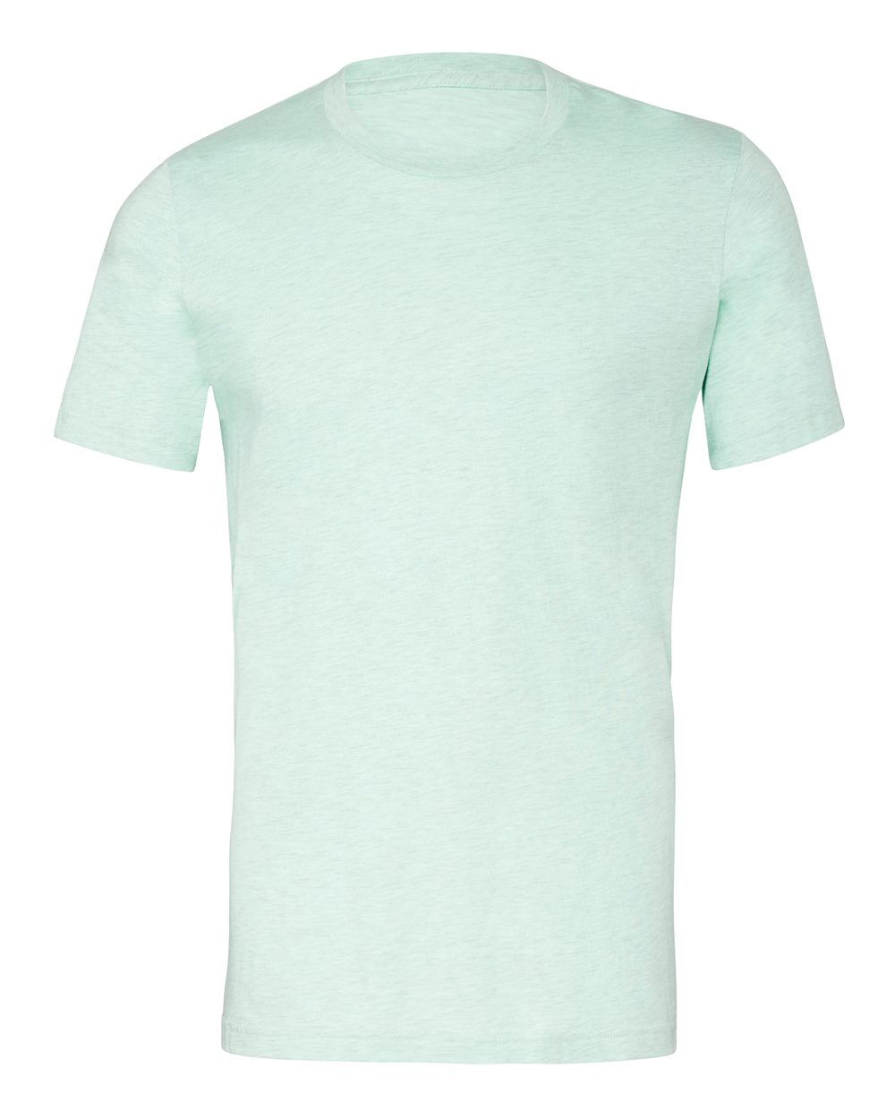 BELLA + CANVAS CVC Jersey Tee - 3001CVC Heather Prism Mint