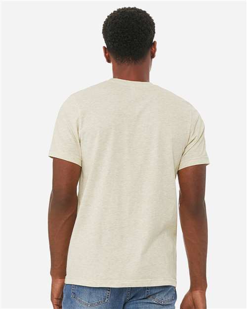 BELLA + CANVAS CVC Jersey Tee - 3001CVC Heather Prism Natural