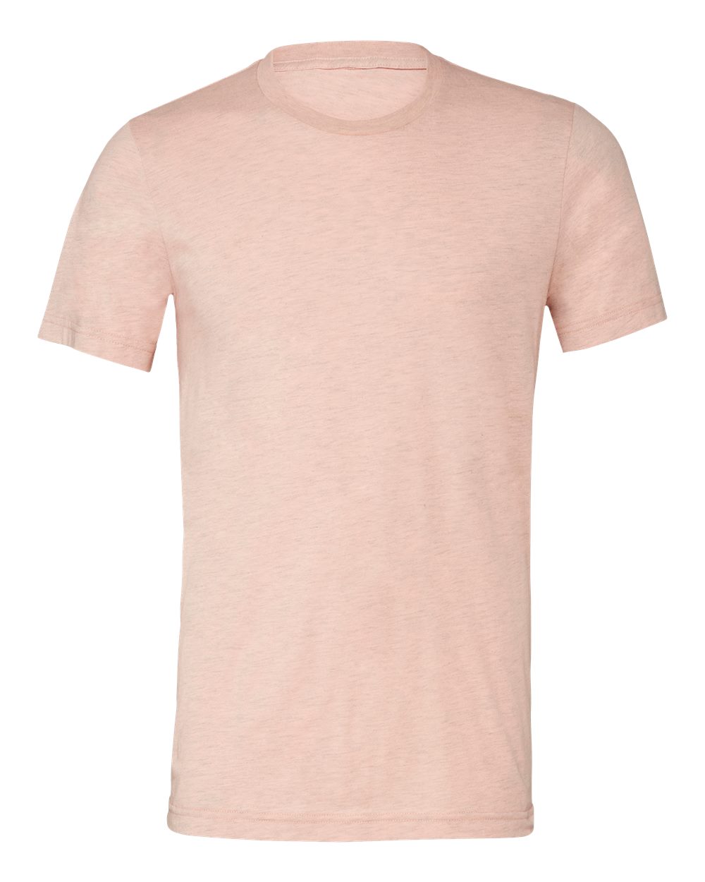 BELLA + CANVAS CVC Jersey Tee - 3001CVC Heather Prism Peach