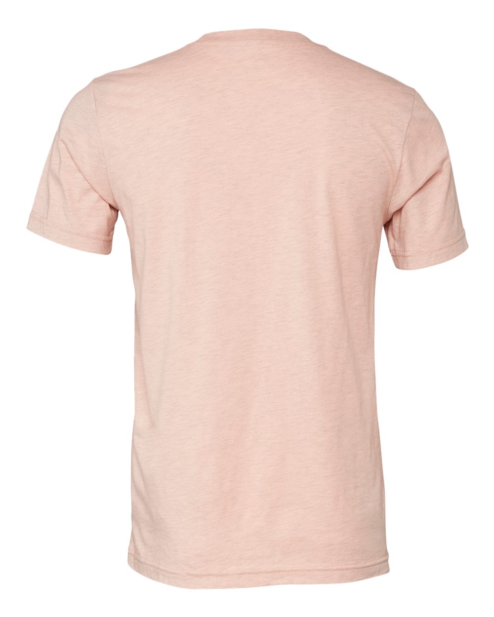 BELLA + CANVAS CVC Jersey Tee - 3001CVC Heather Prism Peach