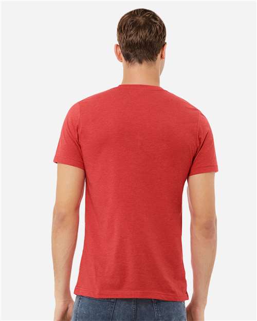 BELLA + CANVAS CVC Jersey Tee - 3001CVC Heather Red