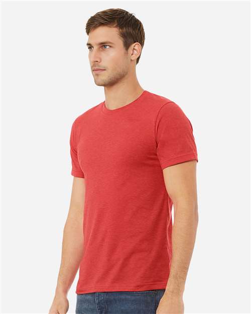 BELLA + CANVAS CVC Jersey Tee - 3001CVC Heather Red