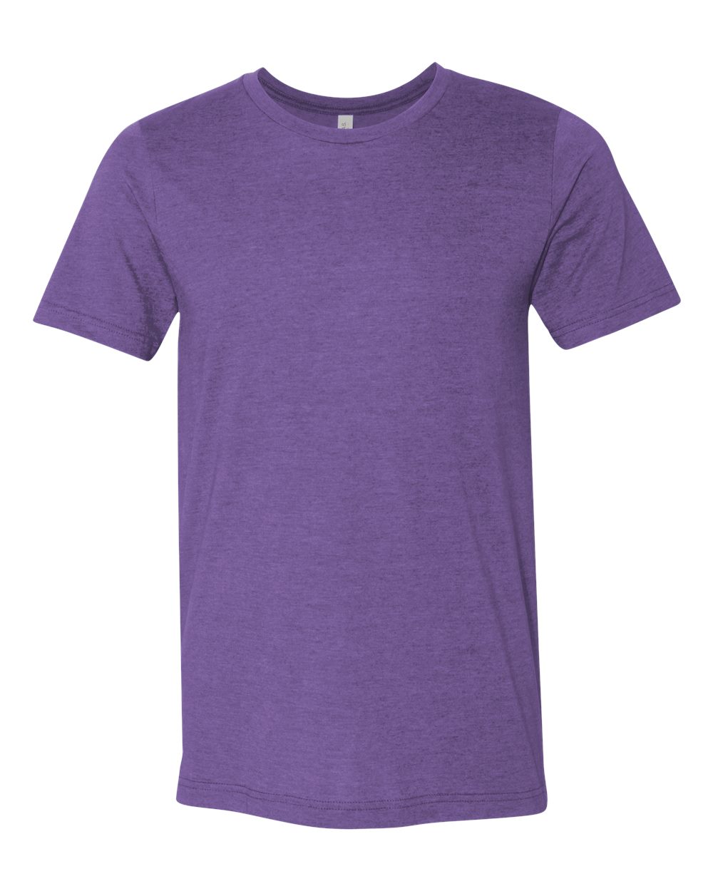 BELLA + CANVAS CVC Jersey Tee - 3001CVC Heather Team Purple