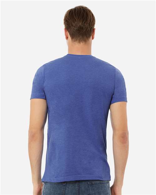 BELLA + CANVAS CVC Jersey Tee - 3001CVC Heather True Royal