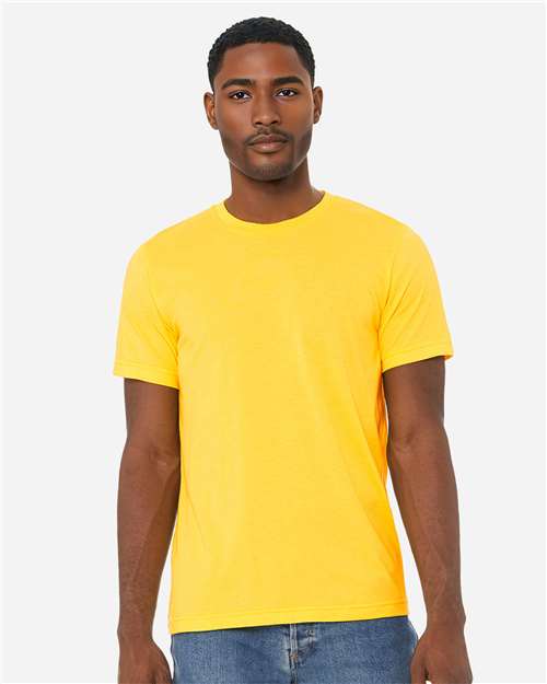 BELLA + CANVAS CVC Jersey Tee - 3001CVC Heather Yellow