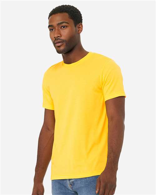 BELLA + CANVAS CVC Jersey Tee - 3001CVC Heather Yellow