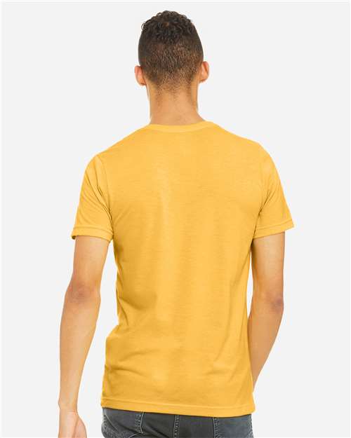 BELLA + CANVAS CVC Jersey Tee - 3001CVC Heather Yellow Gold