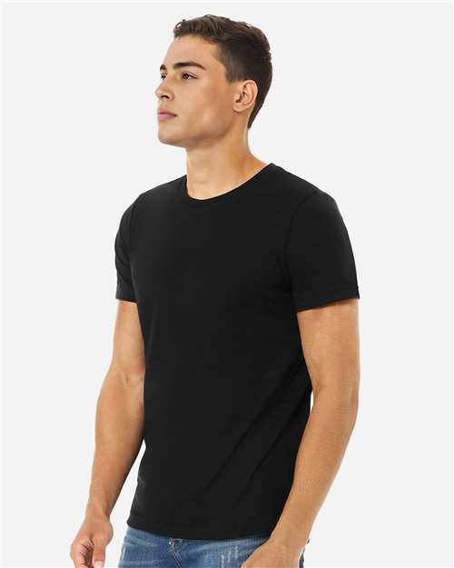 BELLA + CANVAS CVC Jersey Tee - 3001CVC Solid Black Blend