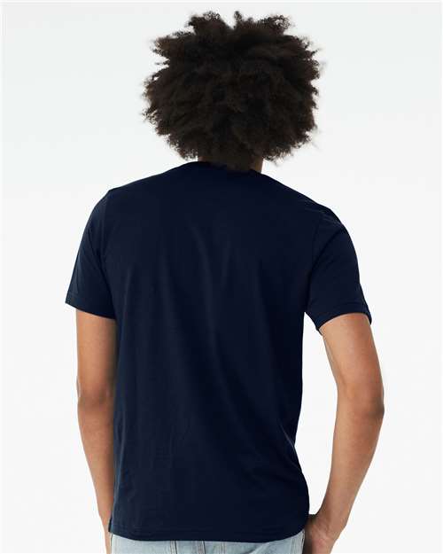 BELLA + CANVAS CVC Jersey Tee - 3001CVC Solid Navy Blend