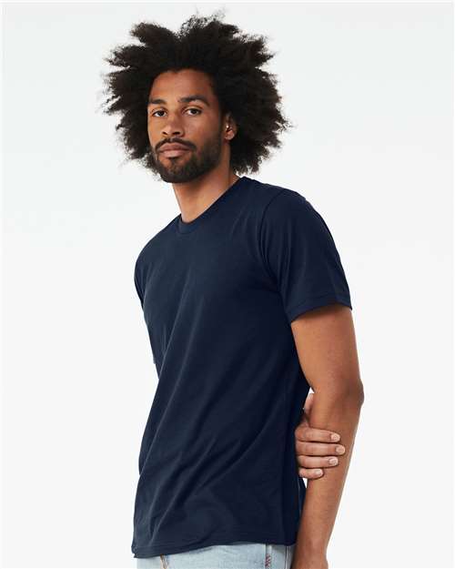 BELLA + CANVAS CVC Jersey Tee - 3001CVC Solid Navy Blend