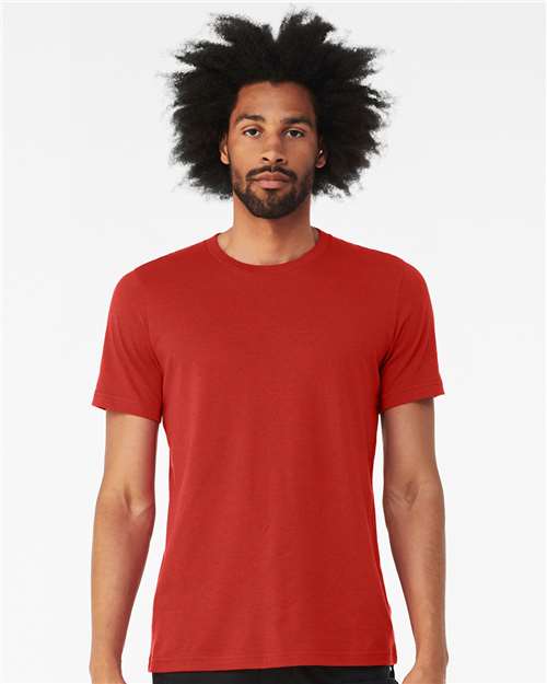 BELLA + CANVAS CVC Jersey Tee - 3001CVC Solid Red Blend