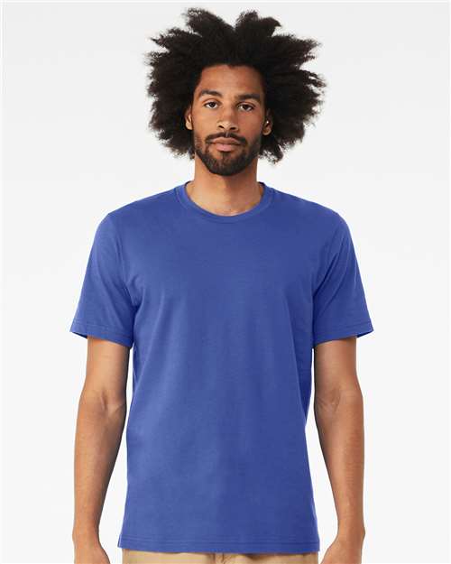 BELLA + CANVAS CVC Jersey Tee - 3001CVC Solid True Royal Blend