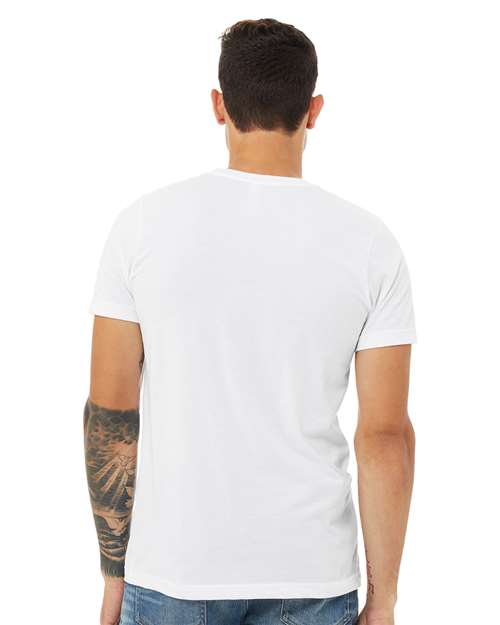 BELLA + CANVAS CVC Jersey Tee - 3001CVC Solid White Blend