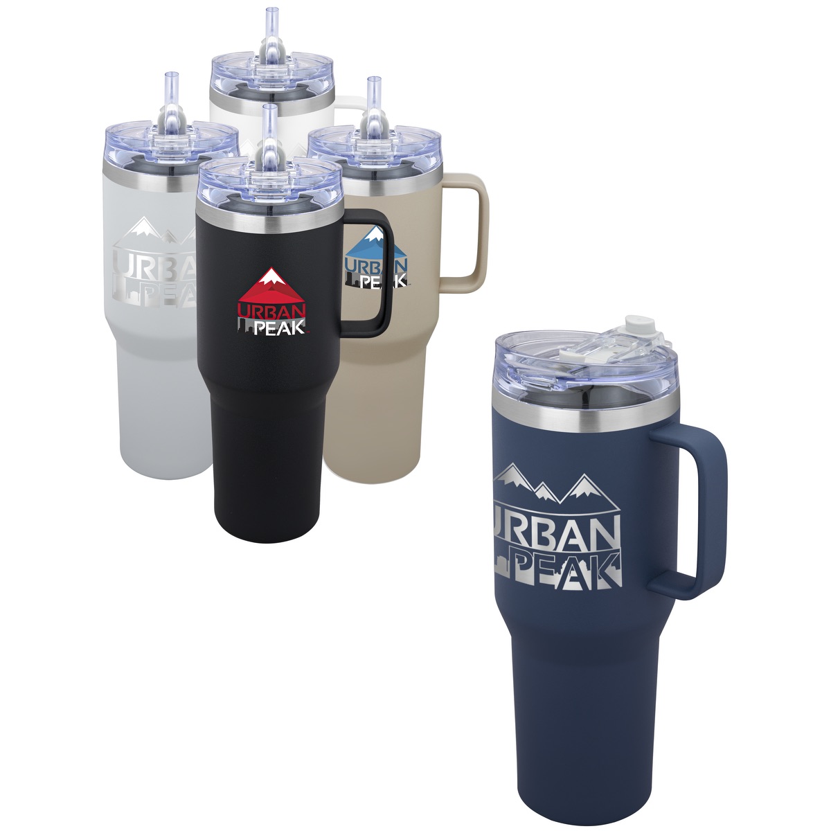 Urban Peak 40 oz Urban Peak® Apex Ridge Vacuum Travel Mug - SL174PR