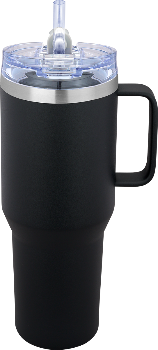 Urban Peak 40 oz Urban Peak® Apex Ridge Vacuum Travel Mug - SL174PR black