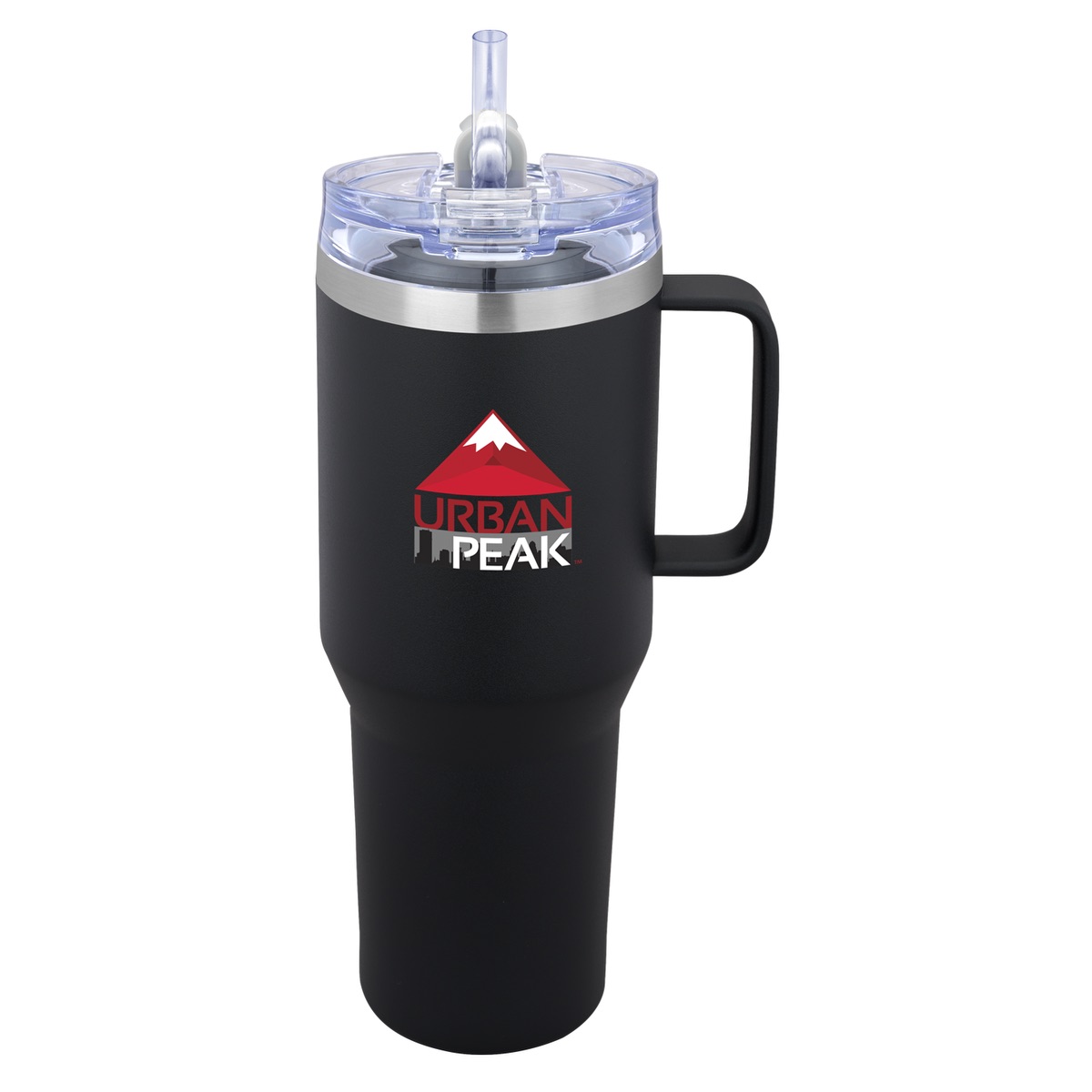 Urban Peak 40 oz Urban Peak® Apex Ridge Vacuum Travel Mug - SL174PR black