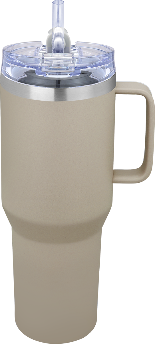 Urban Peak 40 oz Urban Peak® Apex Ridge Vacuum Travel Mug - SL174PR SAND