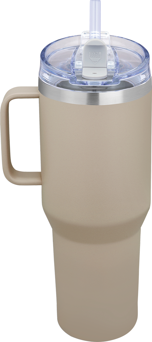 Urban Peak 40 oz Urban Peak® Apex Ridge Vacuum Travel Mug - SL174PR White