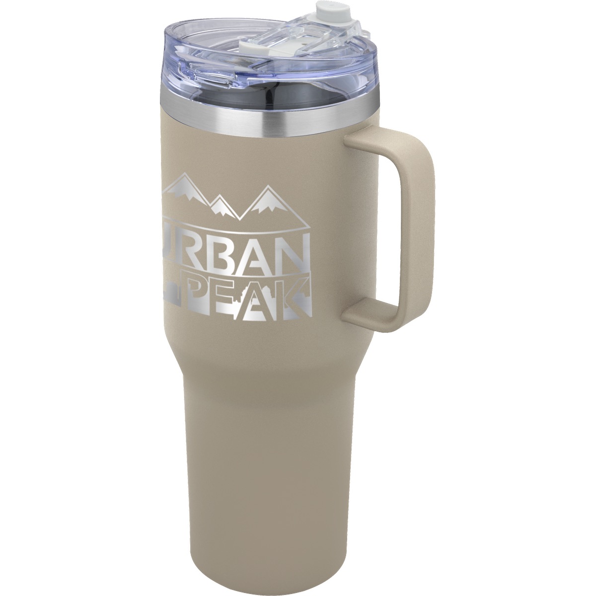 Urban Peak 40 oz Urban Peak® Apex Ridge Vacuum Travel Mug - SL174PR White