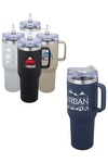 Urban Peak 40 oz Urban Peak® Apex Ridge Vacuum Travel Mug - SL174PR White