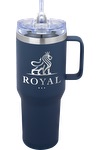 Urban Peak 40 oz Urban Peak® Apex Ridge Vacuum Travel Mug - SL174PR White
