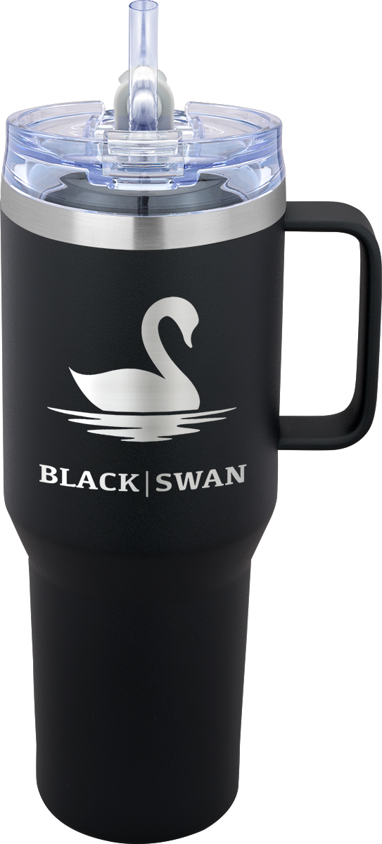 Urban Peak 40 oz Urban Peak® Apex Ridge Vacuum Travel Mug - SL174PR black