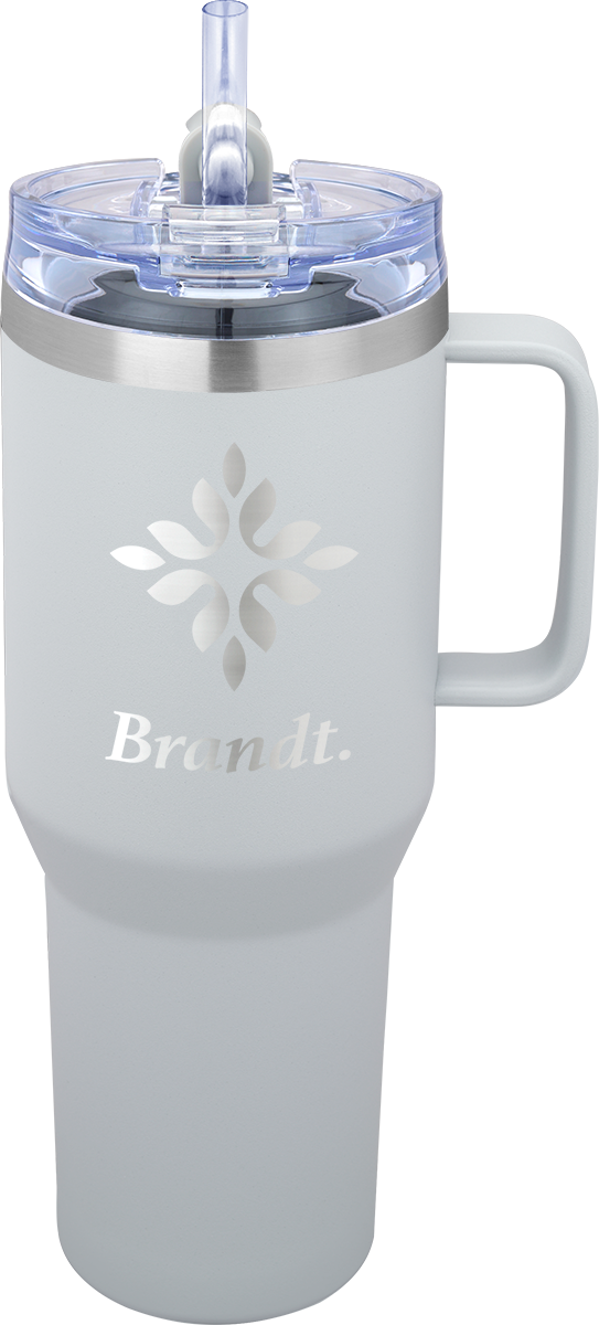 Urban Peak 40 oz Urban Peak® Apex Ridge Vacuum Travel Mug - SL174PR gray