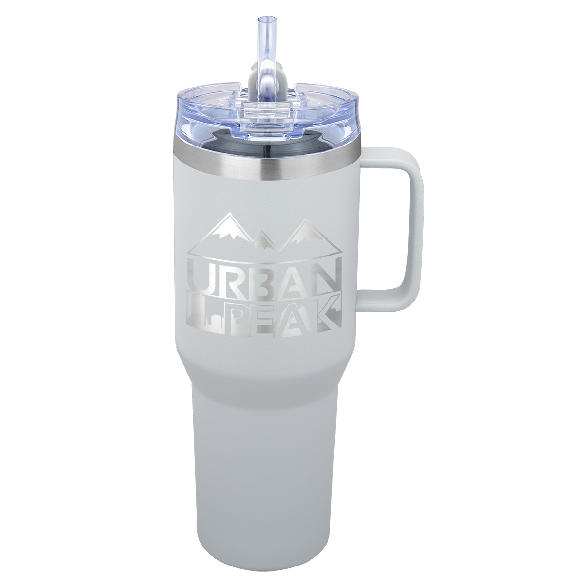 Urban Peak 40 oz Urban Peak® Apex Ridge Vacuum Travel Mug - SL174PR gray
