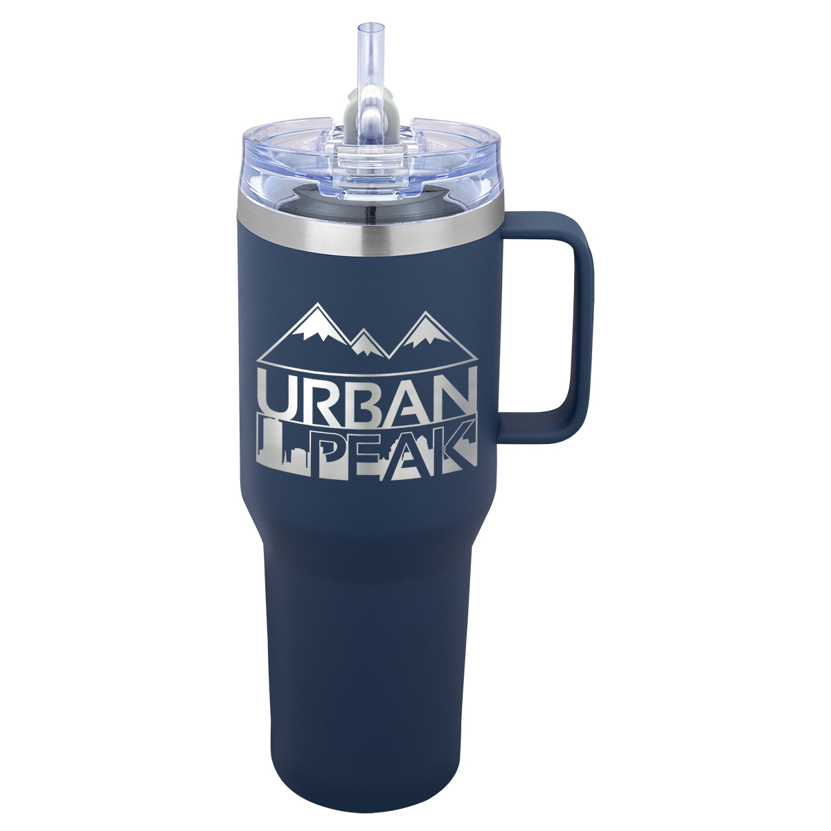 Urban Peak 40 oz Urban Peak® Apex Ridge Vacuum Travel Mug - SL174PR navy