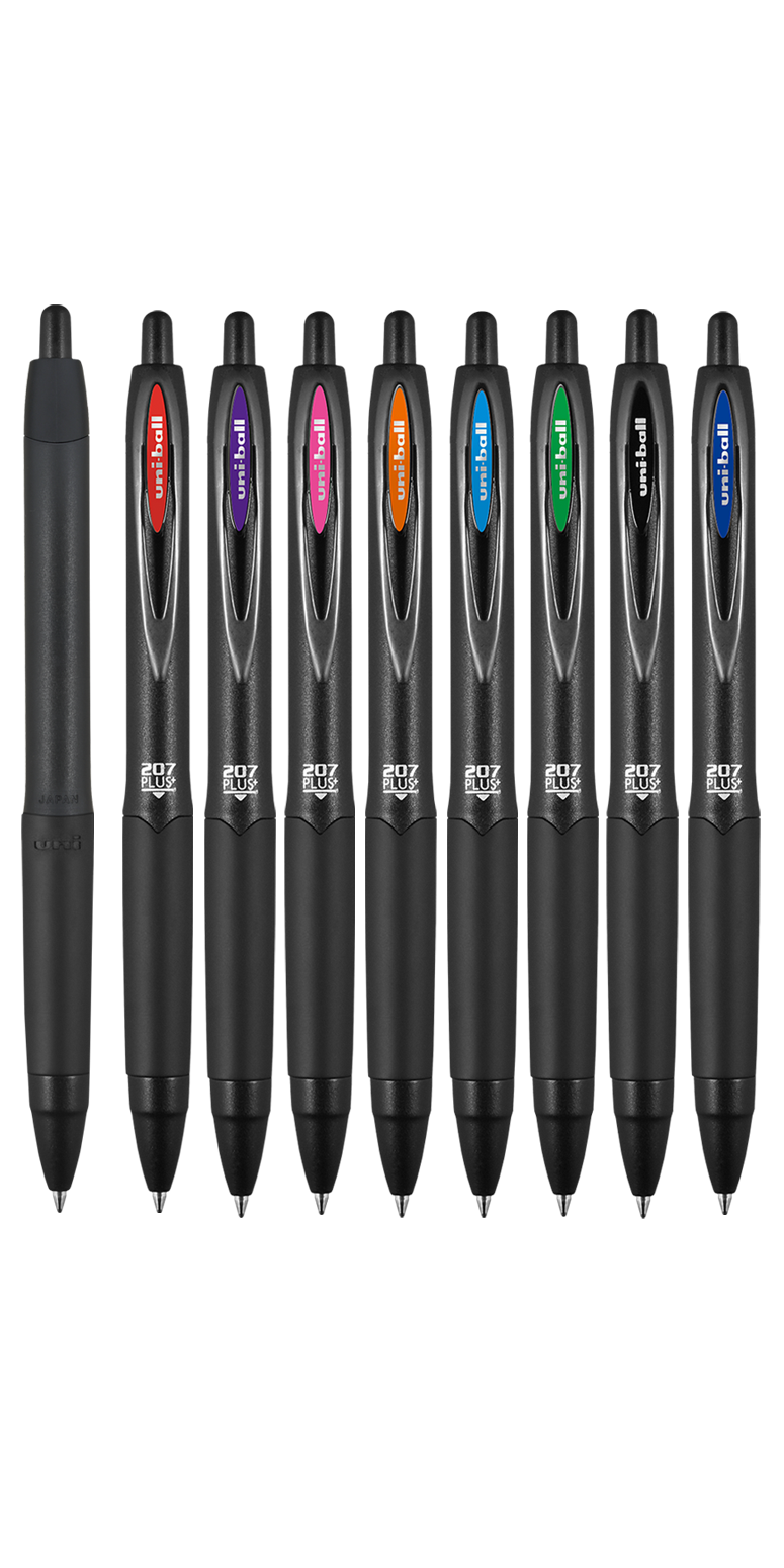 uni-ball Stylo gel uni-ball® 207 PLUS+ - UB27 Black