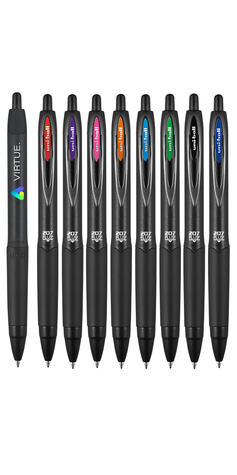 uni-ball Stylo gel uni-ball® 207 PLUS+ - UB27 Black