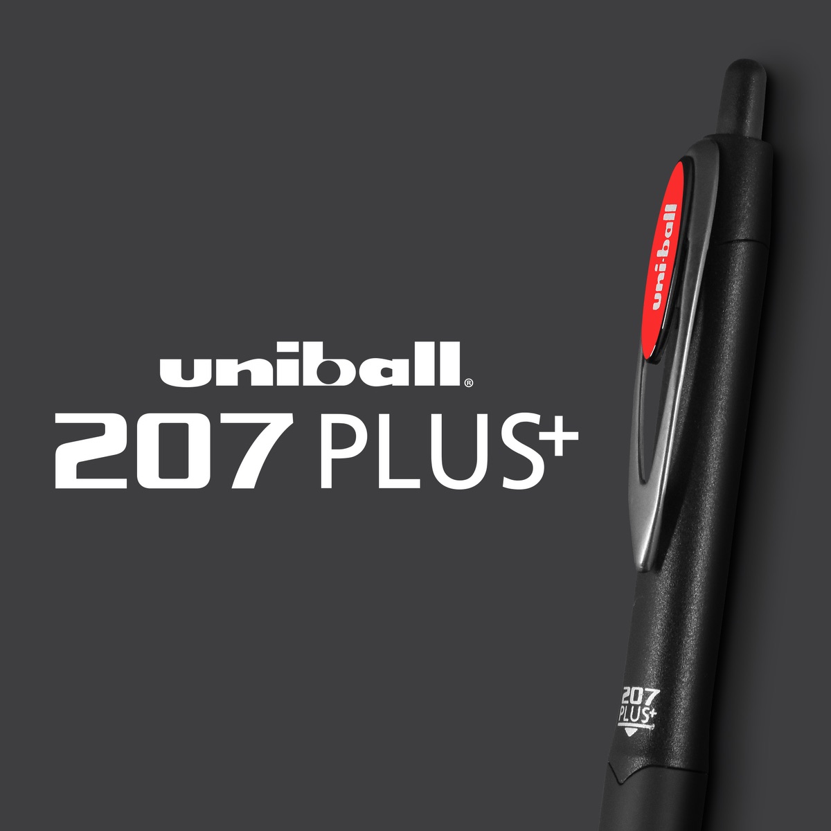uni-ball Stylo gel uni-ball® 207 PLUS+ - UB27 Black
