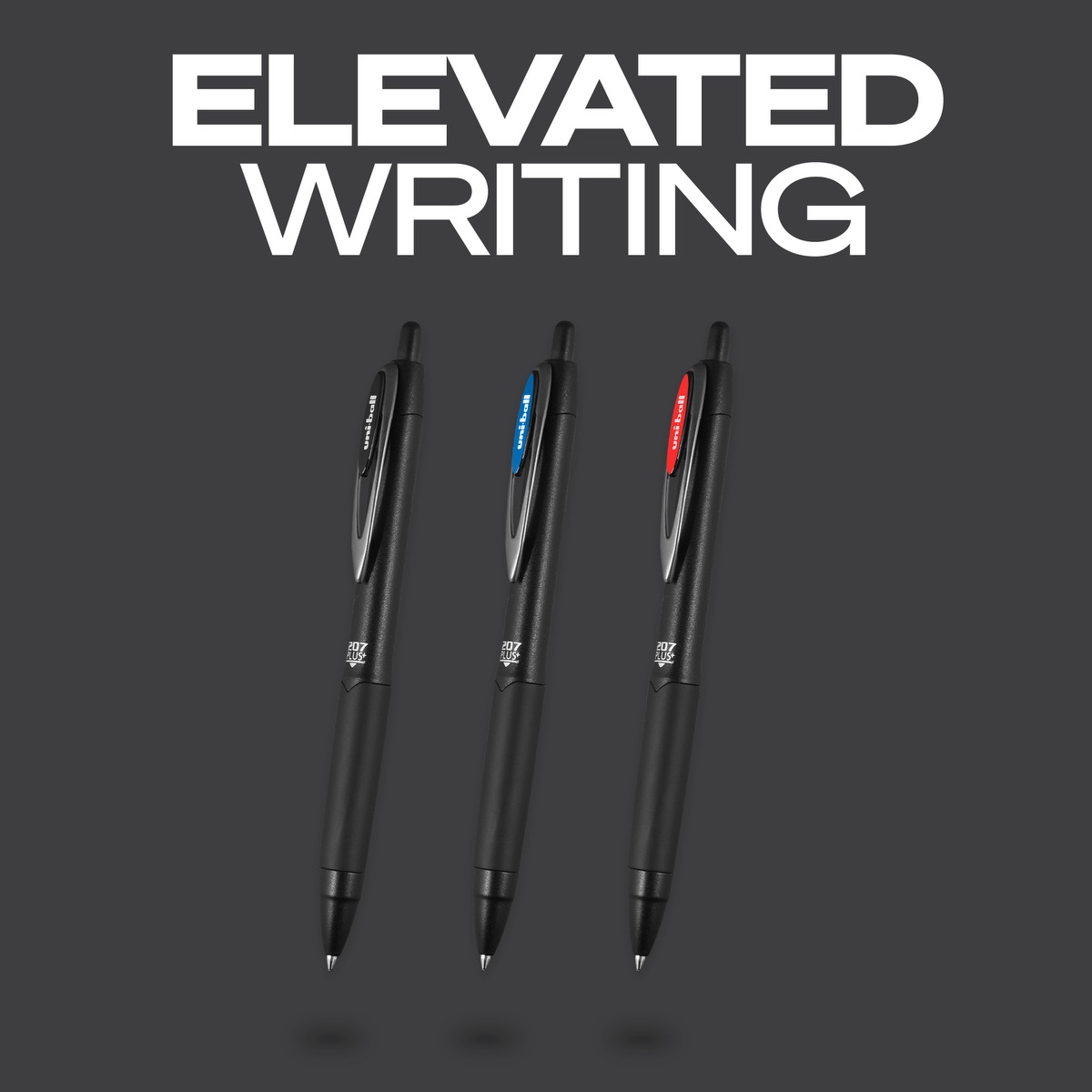 uni-ball Stylo gel uni-ball® 207 PLUS+ - UB27 Black