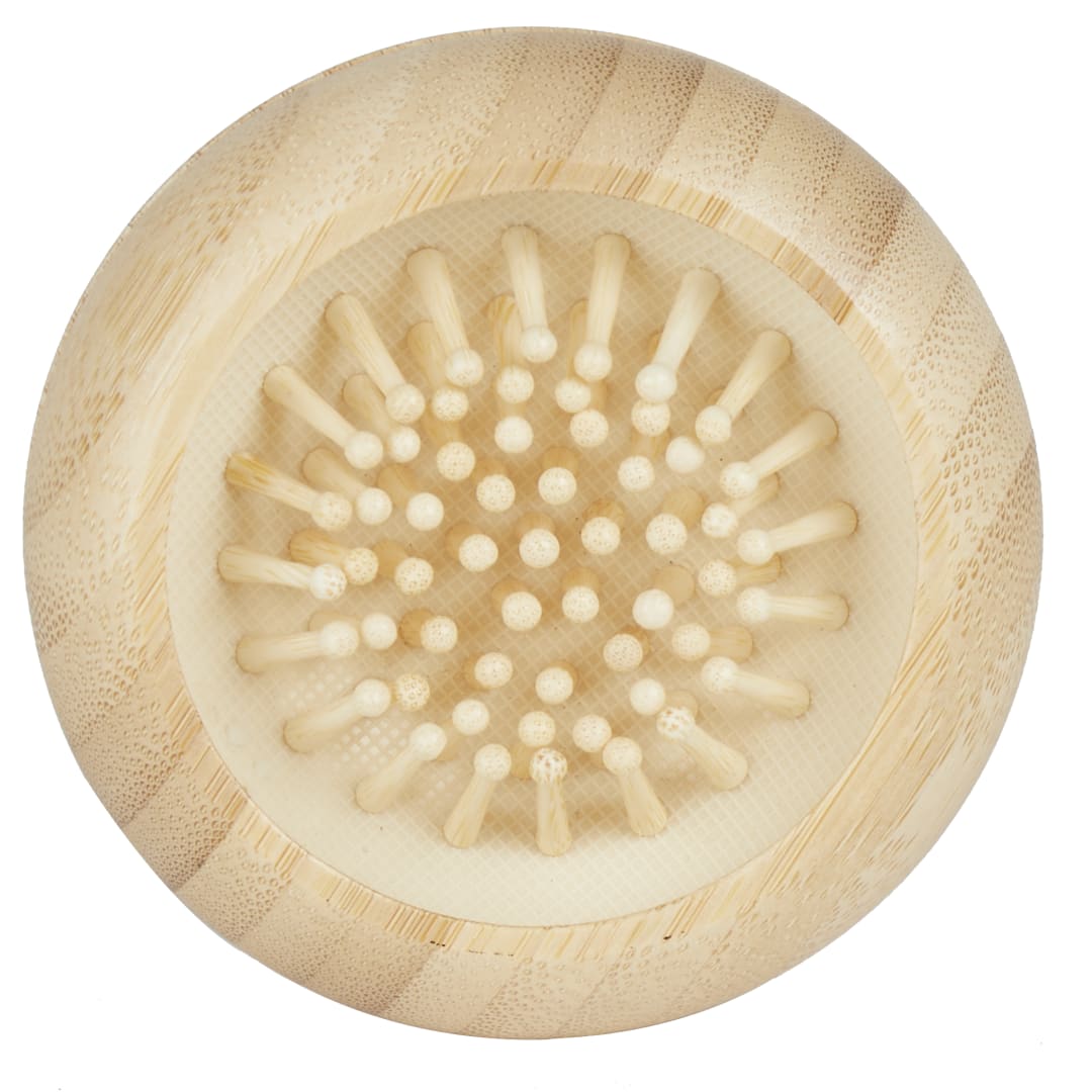  FSC&#174; 100% Bamboo Compact Mirror/Brush - SM-1709