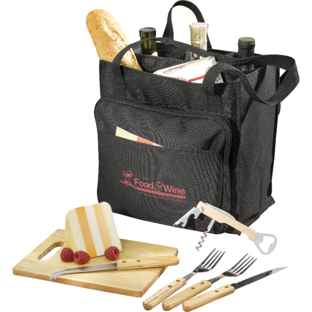 Modesto Picnic Carrier Set - 1450-07 Black