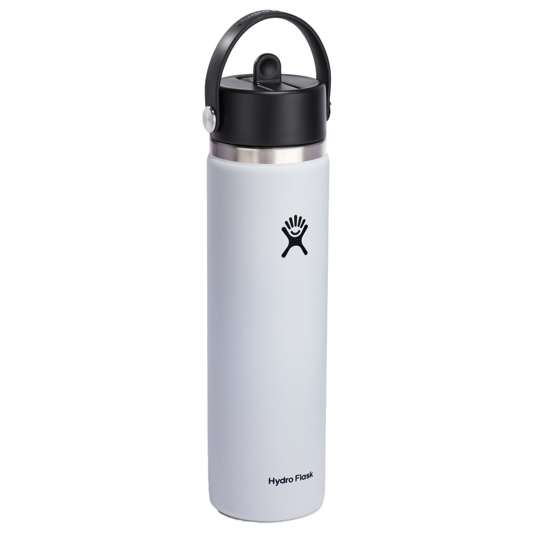 Hydro Flask Hydro Flask&#174; Wide Mouth w/ Flex Straw Cap 24oz - 1601-96 White