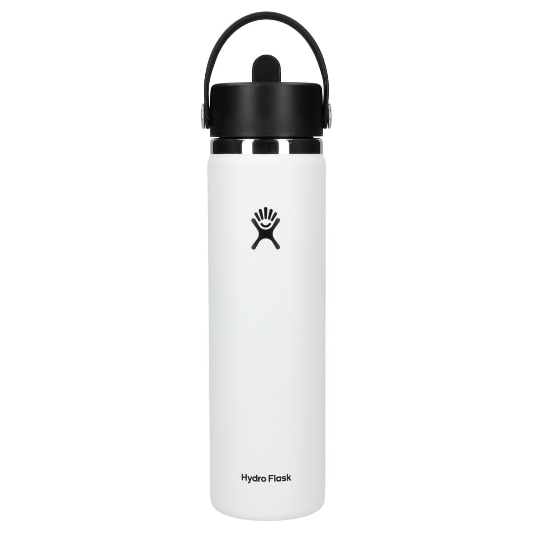 Hydro Flask Hydro Flask&#174; Wide Mouth w/ Flex Straw Cap 24oz - 1601-96 White
