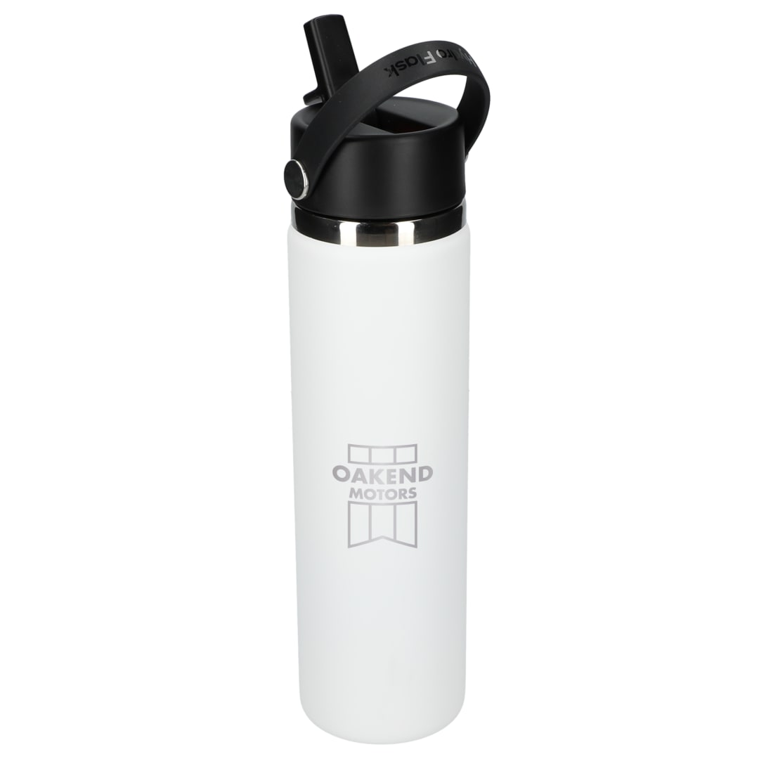 Hydro Flask Hydro Flask&#174; Wide Mouth w/ Flex Straw Cap 24oz - 1601-96 White