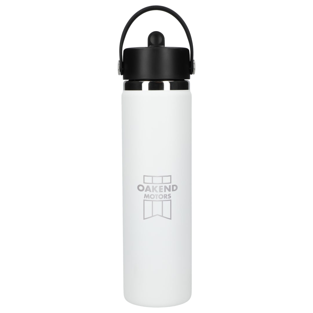 Hydro Flask Hydro Flask&#174; Wide Mouth w/ Flex Straw Cap 24oz - 1601-96 White
