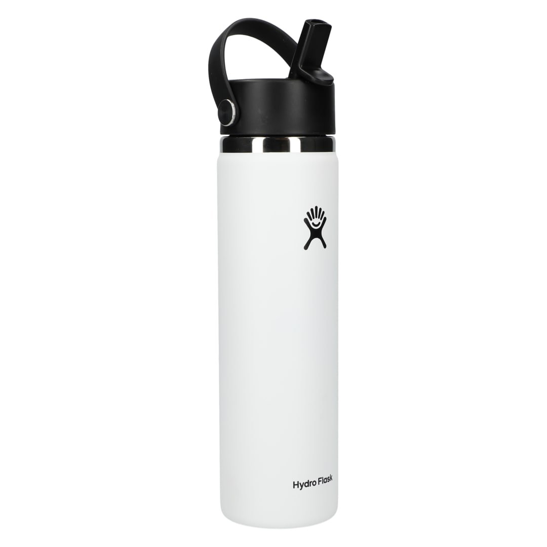 Hydro Flask Hydro Flask® Wide Mouth w/ Flex Straw Cap 24oz - 1601-96 White